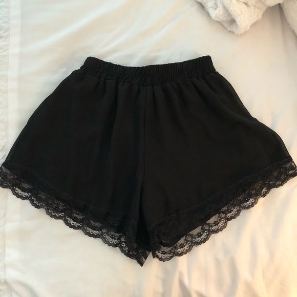 Lush Pants - Lush black shorts